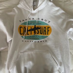Santa Cruz white hoodie